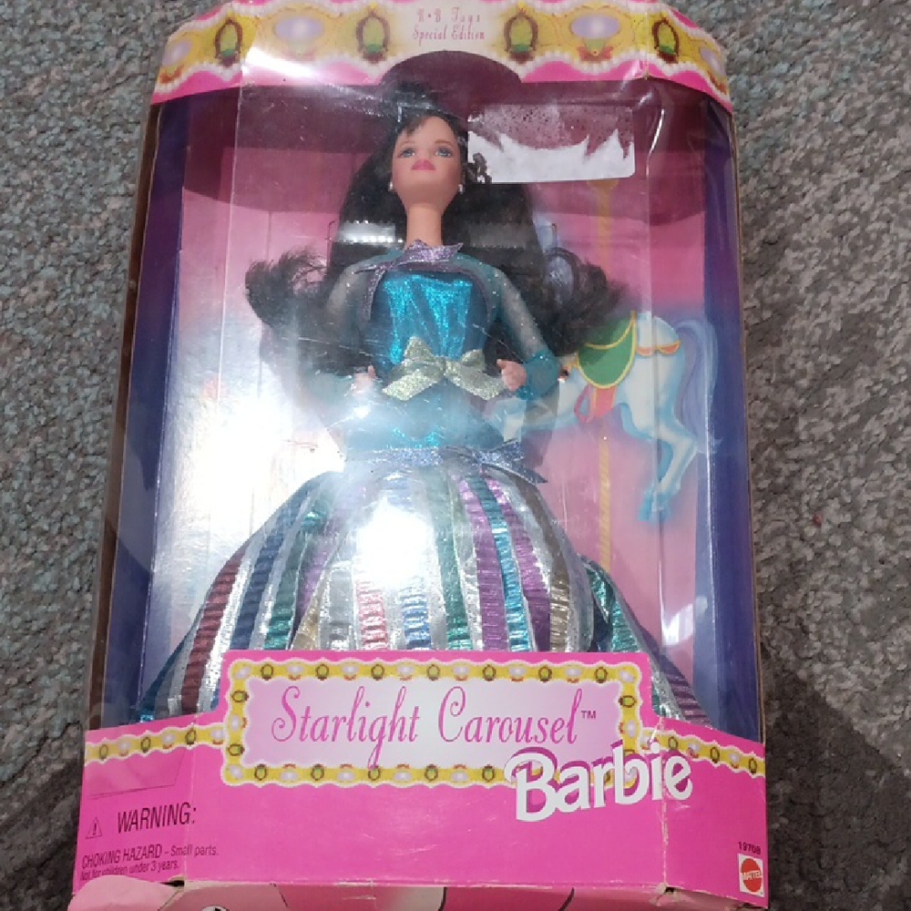 Barbie Starlight Carousel with Blue and Silver Dress